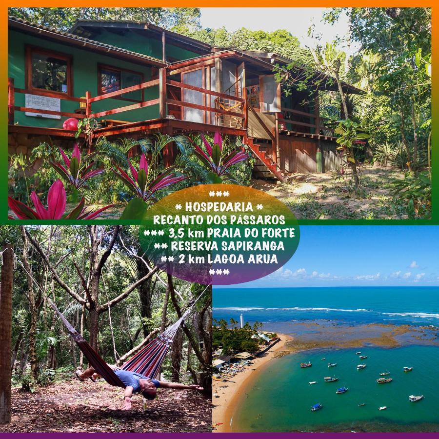 Recanto Dos Passaros Zen Apartamentos Em Meio De Natureza Praia do Forte Exterior foto